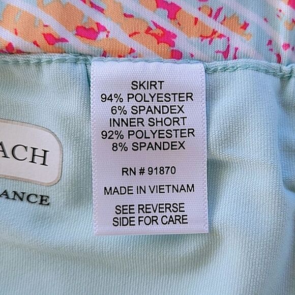 Pebble Beach Aqua Dry-Luxe Golf Skort size M - Picture 11 of 15